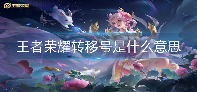 王者荣耀转移号是什么意思_转移号意思解析