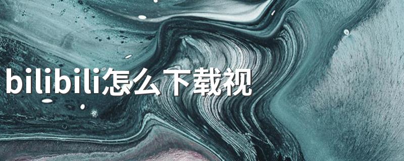 bilibili怎么下载视频？方法总结如下
