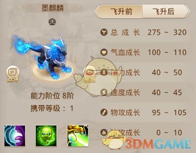 《问道》手游墨麒麟属性是什么