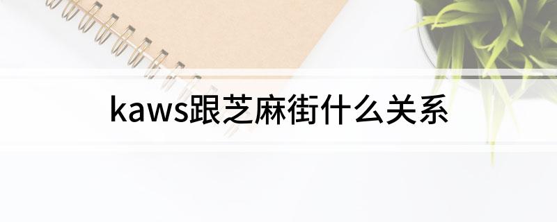 kaws跟芝麻街什么关系