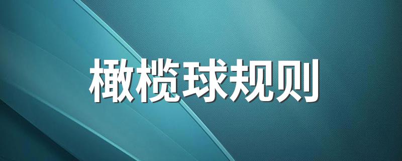 橄榄球规则详解_橄榄球规则