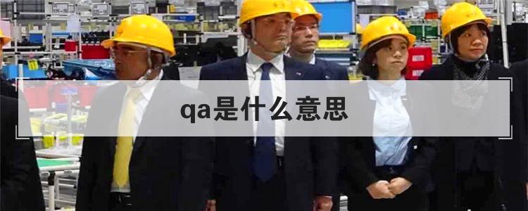 qa是什么意思