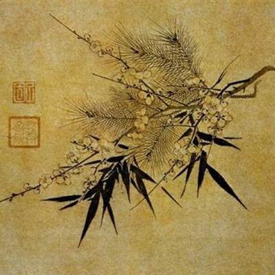 岁寒三友图中的植物有哪些？