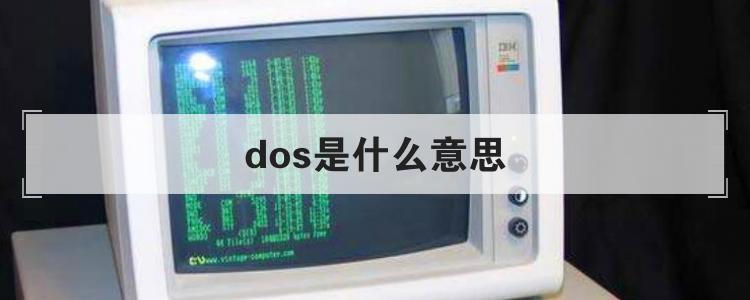 dos是什么意思