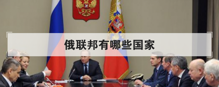 俄联邦有哪些国家