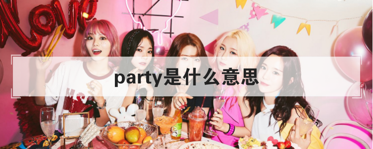 party是什么意思