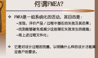 FMEA什么意思(FMEA的含义介绍)