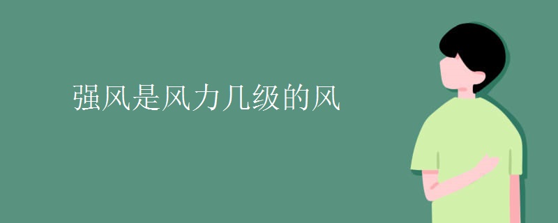 强风是风力几级的风