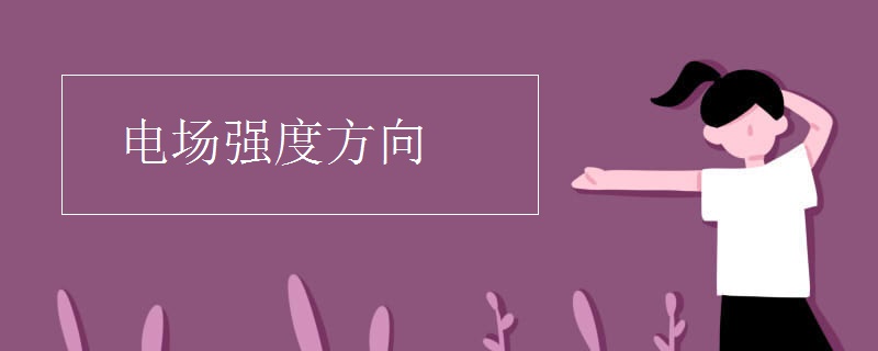 电场强度方向