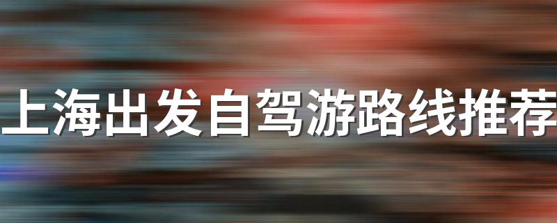 上海自驾游必看攻略_上海出发自驾游路线推荐