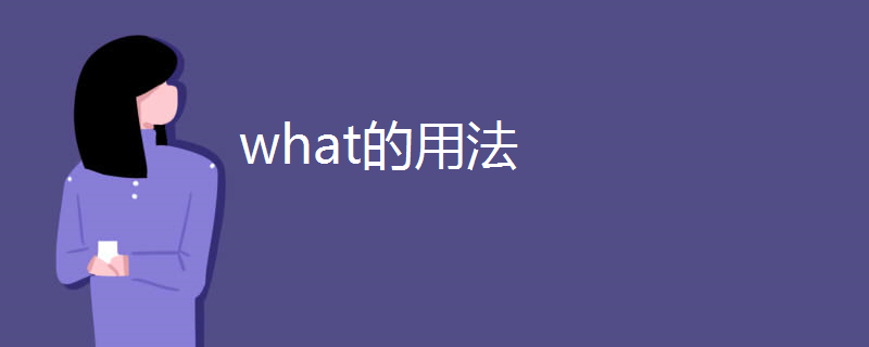 what的用法