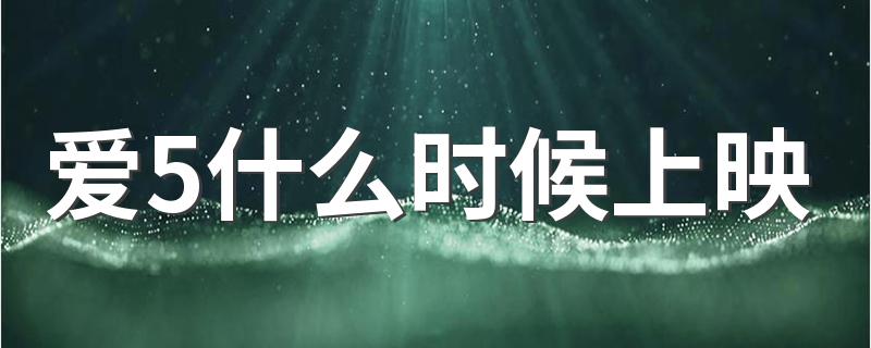 爱情公寓5上映时间_爱5什么时候上映
