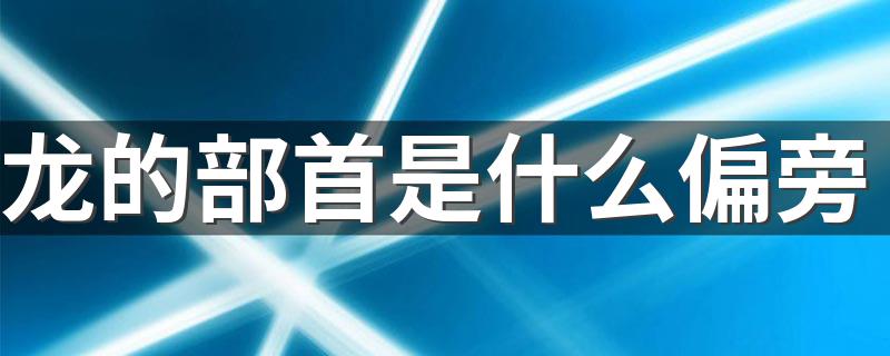 龙部首介绍_龙的部首是什么偏旁