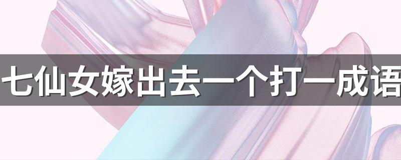 脑筋急转弯七仙女嫁出去一个答案解析_七仙女嫁出去一个打一成语