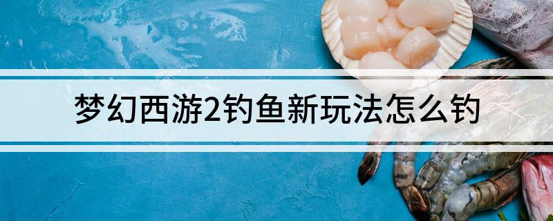 梦幻西游2钓鱼新玩法怎么钓