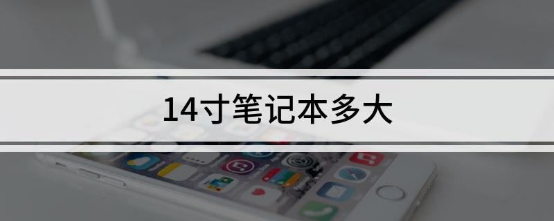 14寸笔记本多大