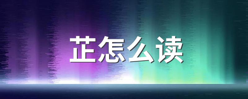 芷如何读_芷怎么读