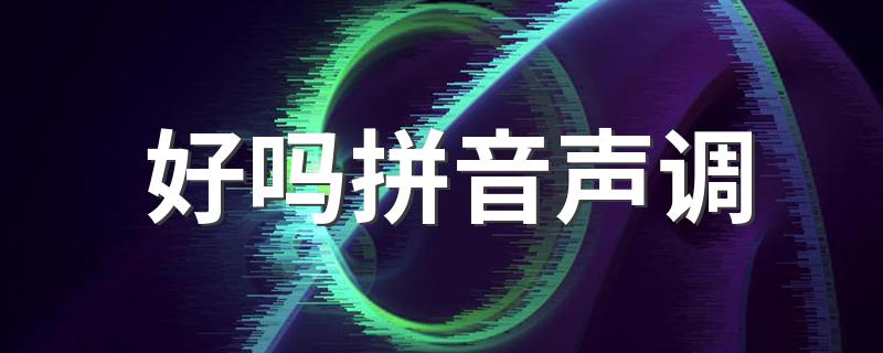 好吗是什么意思_好吗拼音声调