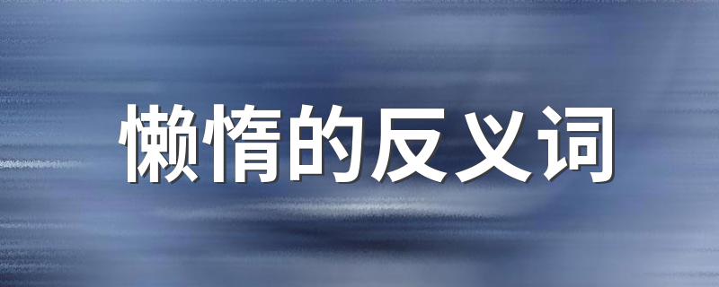 你知道吗_懒惰的反义词