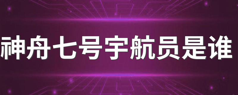 神舟七号介绍_神舟七号宇航员是谁
