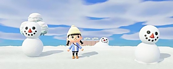 动物之森雪人怎么堆