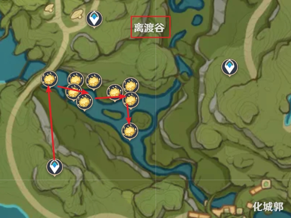 原神月莲收集路线推荐(月莲分布点位大全)