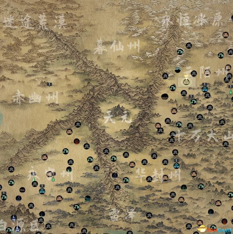 鬼谷八荒地图资料大全(全景地图分享)
