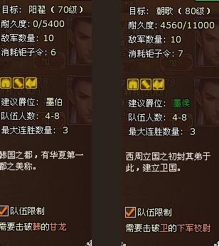 墨门春秋副本布阵攻略