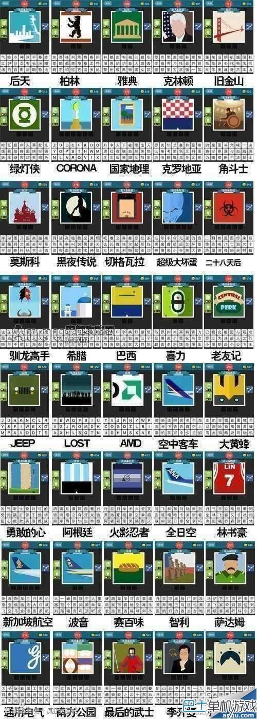 疯狂猜图答案攻略 所有答案最新图文全攻略