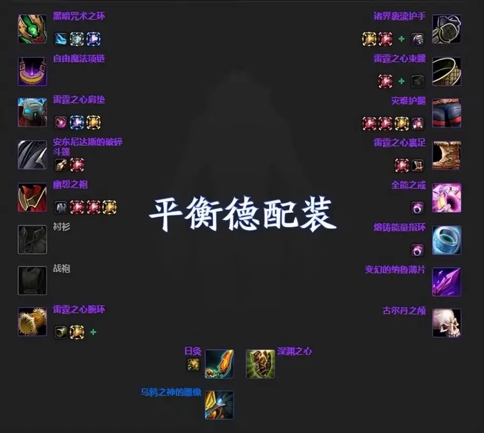 魔兽世界怀旧服WLK平衡德天赋加点推荐(平衡德加什么好)