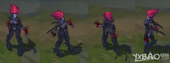 《LOL》惊天魔盗寡妇伊芙琳皮肤特效预览