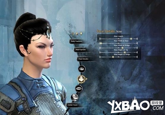 激战2捏脸教程!脸型选择!手把手教你捏出美女