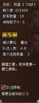 副本布阵小技巧之高级副本(墨门春秋)