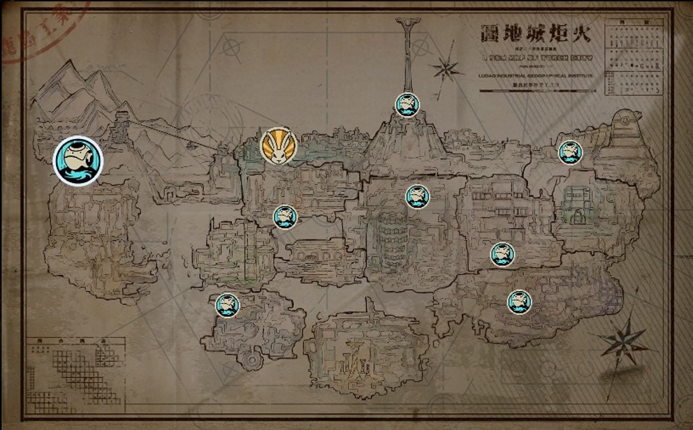暗影火炬城完整地图分享(各区域收集品位置汇总)
