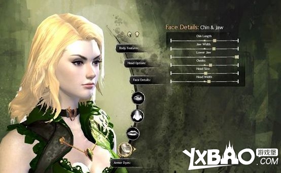 激战2捏脸教程!脸型选择!手把手教你捏出美女