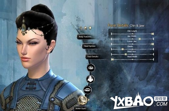 激战2捏脸教程!脸型选择!手把手教你捏出美女