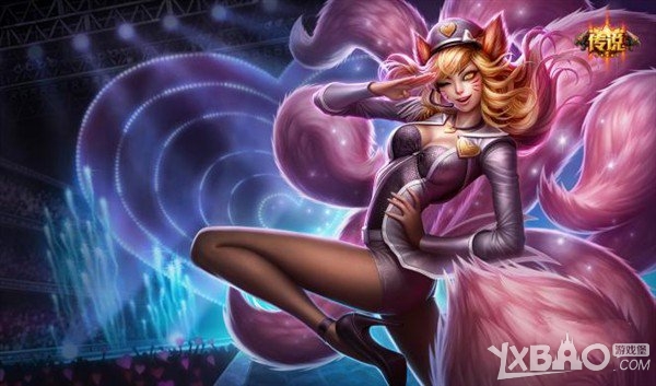 《LOL》偶像歌手阿狸炫彩皮肤预览