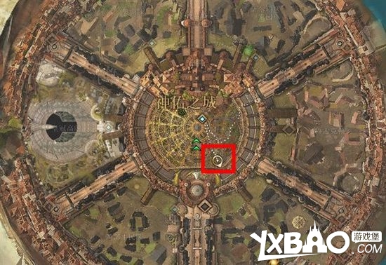 激战2主城跑图狮子拱门怎么到达