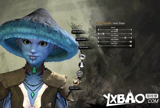 激战2捏脸教程!脸型选择!手把手教你捏出美女
