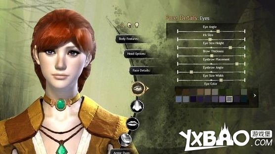 激战2捏脸教程!脸型选择!手把手教你捏出美女