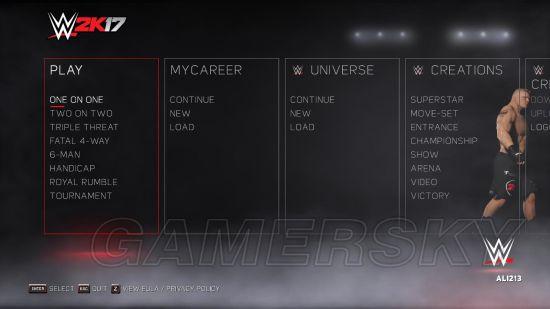 《WWE2K17》人物能力操作及效果全解图文攻略