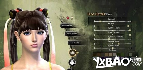 激战2捏脸教程!脸型选择!手把手教你捏出美女