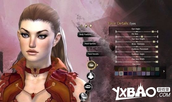 激战2捏脸教程!脸型选择!手把手教你捏出美女