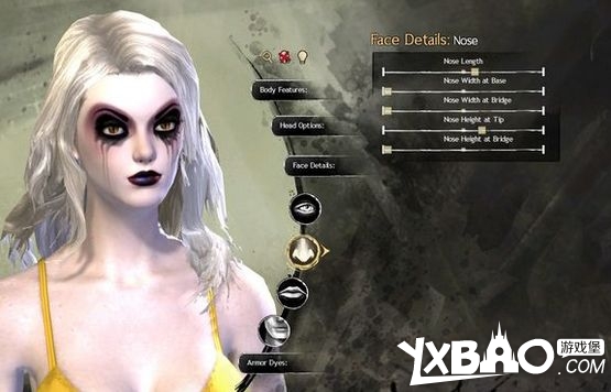 激战2捏脸教程!脸型选择!手把手教你捏出美女
