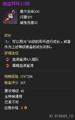 剑灵海盗耳环获取途径及属性