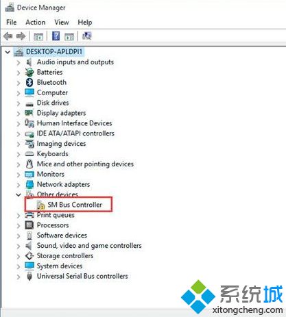 Win10电脑中下无法识别SM总线控制器怎么解决