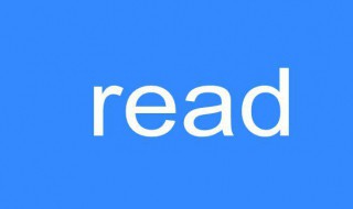 read是什么意思(read的中文意思)