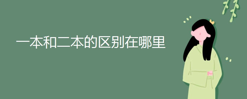 一本和二本的区别在哪里