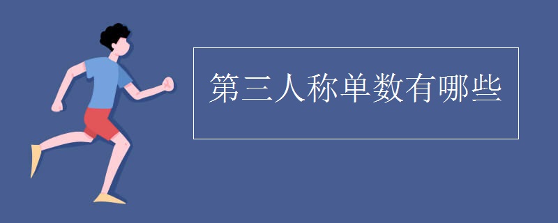 第三人称单数有哪些