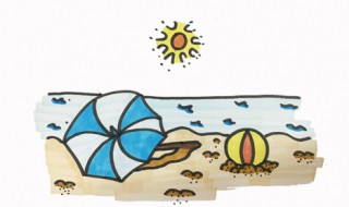 夏天怎么画(关于夏天的简笔画教程)